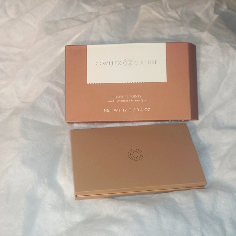 Complex Culture: Pleasure Points- Baked Highlighter & Bronzer Quad.